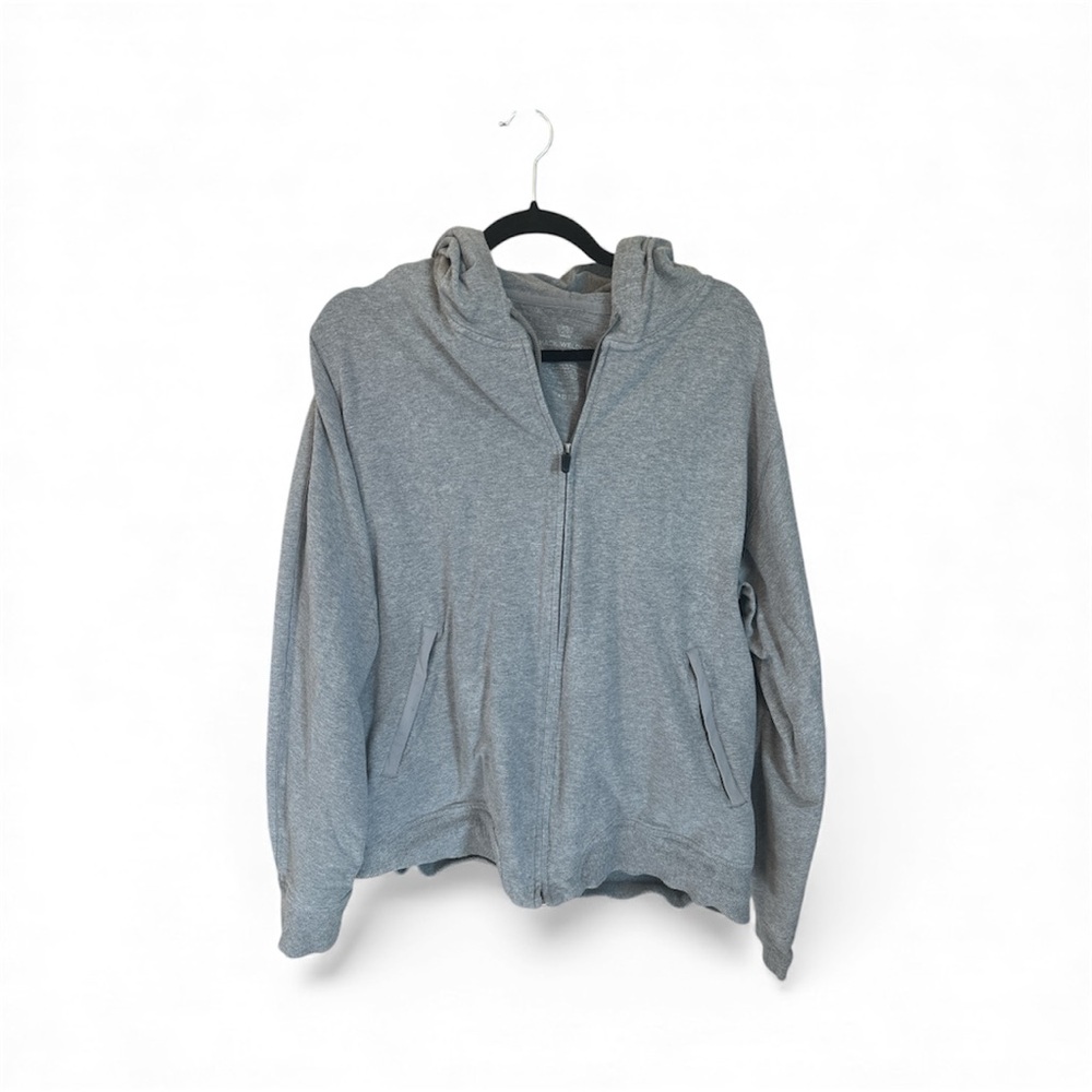 Mack Weldon Gray Zip Up Sweater